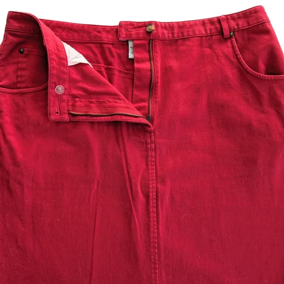 Westbound Vintage Twill Skirt Size 16 - Picture 5 of 8